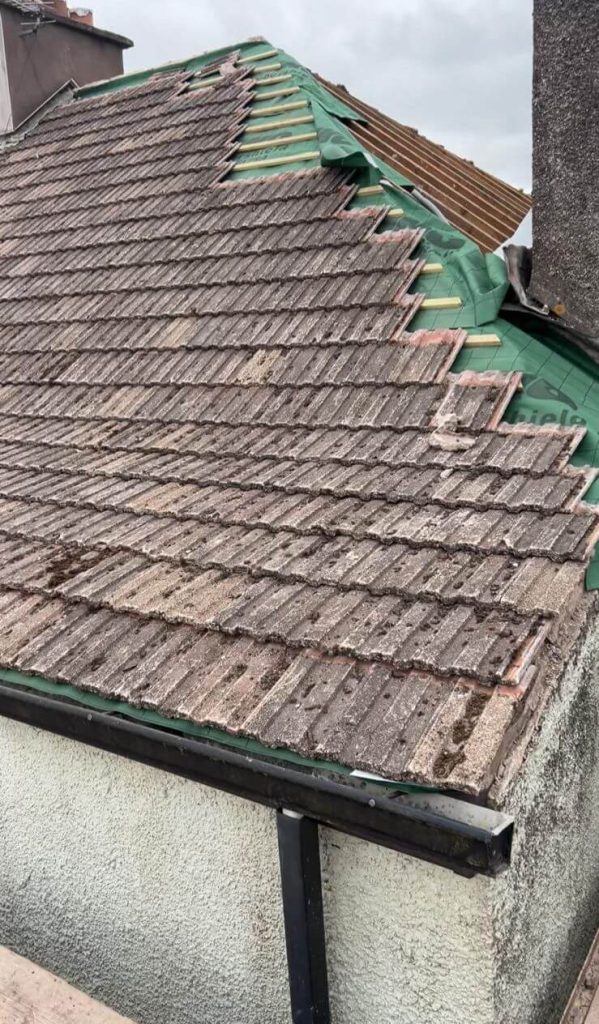 fixing a hole on a roof